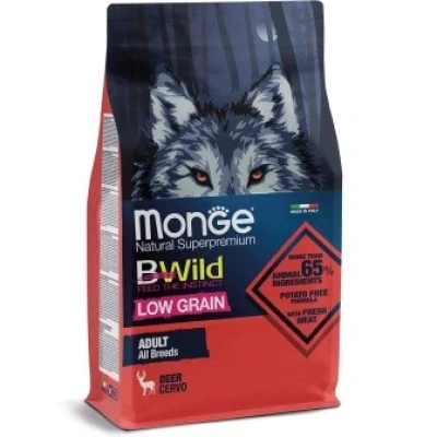 купить Monge BWild DOG Low Grain низкозерновой корм для собак, со вкусом оленины в Одессы