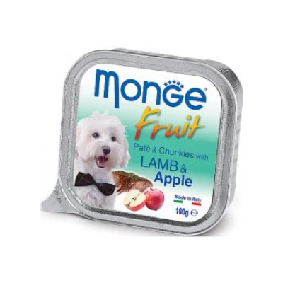 купити Monge Dog Fruit c ягням і яблуком шматочки в паштеті, 100г в Одеси
