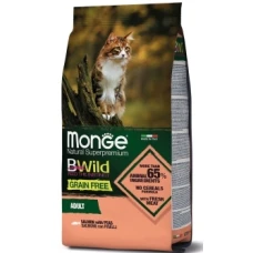 Monge Bwild CAT Grain Free сухий корм для котів з лососем