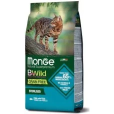Monge Bwild CAT Grain Free Sterilised для стерилізованих котів з тунцем 