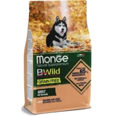 Monge Bwild Dog Grain Free для дорослих собак зі смаком лосося