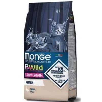 купити Monge Bwild CAT Low Grain Kitten для кошенят з м'ясом гусака в Одеси