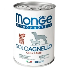 MONGE DOG SOLO 100% ягня вологий корм 