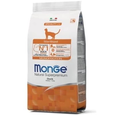 купить Monge MONOPROTEIN Cat Sterilised для стерилизованных кошек с уткой в Одессы