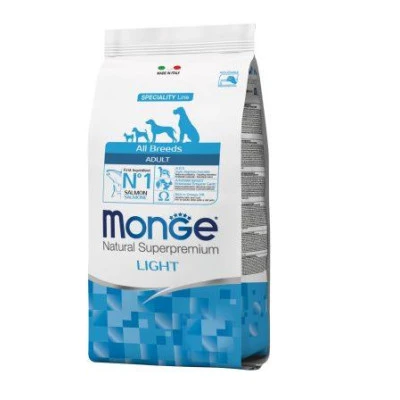 купить Monge Dog All breeds Adult Light для собак, склонных к полноте, со вкусом лосося в Одессы