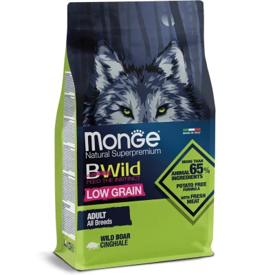 купить Monge BWild DOG Low Grain низкозерновой корм для собак, со вкусом дикого кабана в Одессы