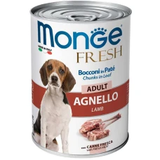 Monge Fresh Dog Adult Lamb – Консервований корм з ягням для дорослих собак усіх порід