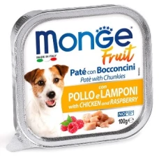 Monge Dog Fruit з куркою та малиною для собак 