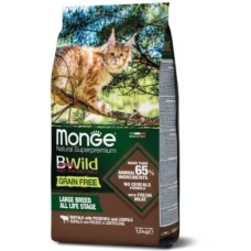 Monge Bwild CAT Grain Free сухий корм з м'ясом буйвола (для котів великих порід з 2-х місяців )