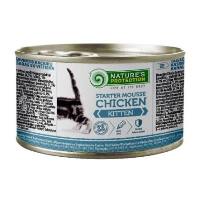 купити Nature's Protection Kitten Starter Mousse Chicken Мус для кошенят в Одеси