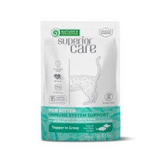 Nature's Protection Superior Care Immune System Support Kitten All Breeds with Tuna and Sea Bass, вологий корм з тунцем та морським окунем для підтримки імунної системи кошенят усіх порід