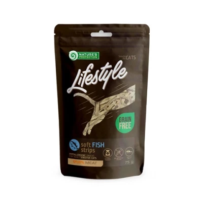 купить Nature's Protection Lifestyle Snack For Cats Soft Fish Strips Лакомства для котов, мягкие полоски из рыбы в Одессы