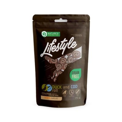 купить Nature's Protection Lifestyle snacks for dogs, duck and cod rolls Лакомство для собак, рулеты из утки и трески в Одессы