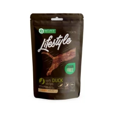 Nature's Protection Lifestyle Snack For Cats Soft Duck Strips Ласощі для котів, м'які смужки з качки