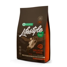Nature's Protection Lifestyle Grain Free Salmon with krill Adult Small and Mini Breeds Сухий беззерновий корм для собак малих порід з лососем та крилем