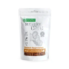 Nature's Protection Superior Care Snacks For Dogs Rabbit Heart Bites Ласощі для собак серце кролика шматочками c куркою