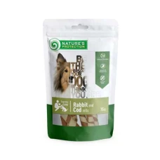 Nature's Protection snack for dogs rabbit and cod rolls Ласощі для собак, роли з кролика і тріски