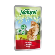 Naturel ЯЛОВИЧИНА (ШМАТОЧКИ в соусі) пауч, 100 гр