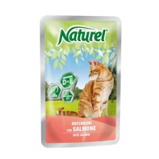 Naturel ЛОСОСЬ (ШМАТОЧКИ в соусі) пауч, 100 гр