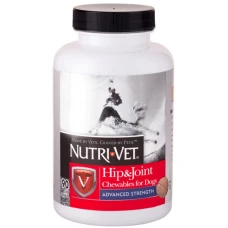 Nutri-Vet Hip&Joint Advanced НУТРІ-ВЕТ ЗВ'ЯЗКИ І СУГЛОБИ АДВАНСИД, 3 рівень, глюкозамін і хондроїтин з МСМ для собак