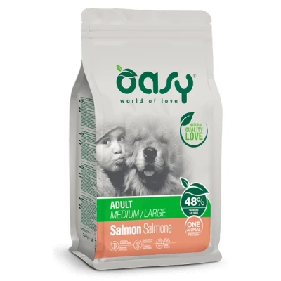 купити OASY OAP ADULT Medium/Large - Сухий корм з лососем для дорослих собак середніх та великих порід в Одеси