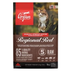 ORIJEN REGIONAL RED CAT корм з м'ясом бізона та кабана для котів та кошенят