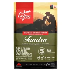 ORIJEN TUNDRA DOG Сухий корм з м'ясом дичини, риби та птиці для собак усіх порід та всіх стадій життя