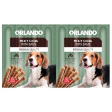 Orlando meaty sticks with game Орландо мясные палочки для собак с дичью, 11г
