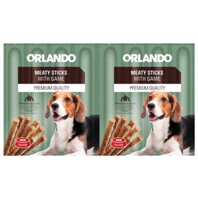 купити Orlando meaty sticks with game Орландо мясные палочки для собак с дичью, 11г в Одеси