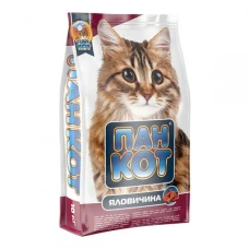 Пан Кот Говядина сухой корм для кошек