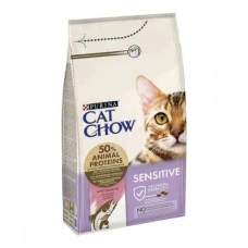 Cat Chow Sensitive Salmon Сухий корм із лососем 