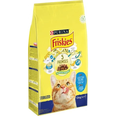 купити Friskies (Фрискис) Sterilised, з лососем і овочами 10кг в Одеси