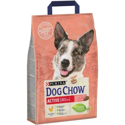 купити Dog Chow ACTIVE корм для активних собак із куркою в Одеси