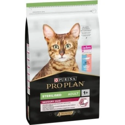 купити Pro Plan Sterelised Duo. Cod and Trout сухий корм для дорослих стерилізованих котів, тріска та форель в Одеси