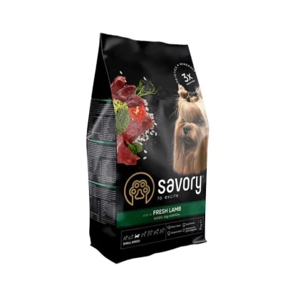 купити Сухий корм Savory для собак малих порід зі свіжим м’ясом ягняти в Одеси