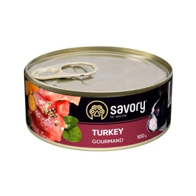 купить Savory с индейкой влажный корм для взрослых собак в Одессы