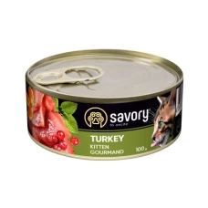 Savory з індичкою вологий корм для кошенят