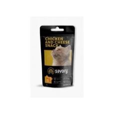 Savory Cats Snacks Pillows Gourmand with Chicken and Cheese хрумкі ласощі для дорослих вибагливих котів з куркою та сиром