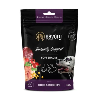 купить Savory Мягкие лакомства для укрепления иммунитета собак, утка и шиповник в Одессы