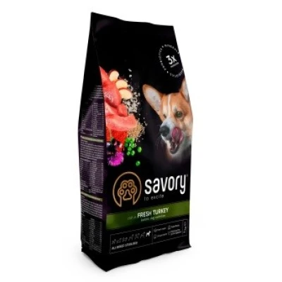 купить Savory для стерилизованных собак всех пород со свежей индейкой сухой корм в Одессы
