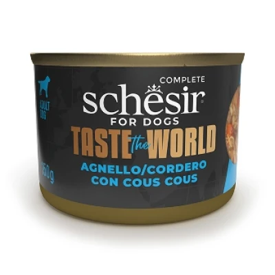 купить Schesir Taste the World Lamb With Cous Cous ШЕЗИР ЯГНЕНОК С КУСКУСОМ в бульоне для собак, банка в Одессы