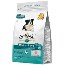Schesir Dog Medium Puppy сухий монопротеїновий корм для цуценят середніх порід