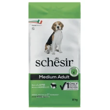 Schesir Dog Medium Adult Lamb сухий монопротеїновий корм для собак середніх порід