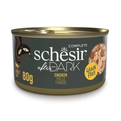 купити Schesir After Dark Chicken ШЕЗІР КУРКА в бульйоні натуральні консерви для котів, банка в Одеси