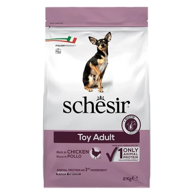 купити Schesir Dog Toy Adult сухий монопротеїновий корм для собак міні порід в Одеси