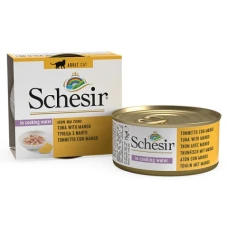 Schesir Tuna with Mango ШЕЗІР ТУНЕЦЬ З МАНГО в бульйоні для котів, банка