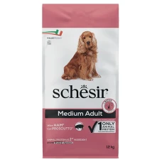 Schesir Dog Medium Adult Ham ШЕЗІР ДОРОСЛИЙ СЕРЕДНІХ ШИНКА сухий монопротеїновий суперпреміум корм для собак середніх порід