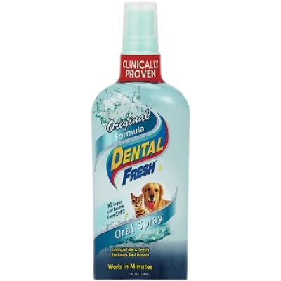 купити SynergyLabs Dental Fresh Oral Spray СИНЕРДЖІ ЛАБС СВІЖІСТЬ ЗУБІВ спрей від зубного нальоту для собак і котів в Одеси