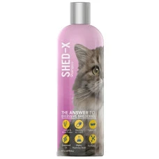 SynergyLabs Shed-X Cat  шампунь для шерсті котів проти линьки