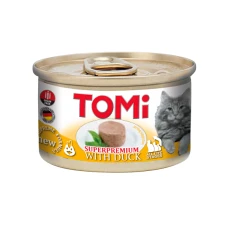 TOMi (ТОМІ) Superpremium Duck Консерва для котів КАЧКА, мус